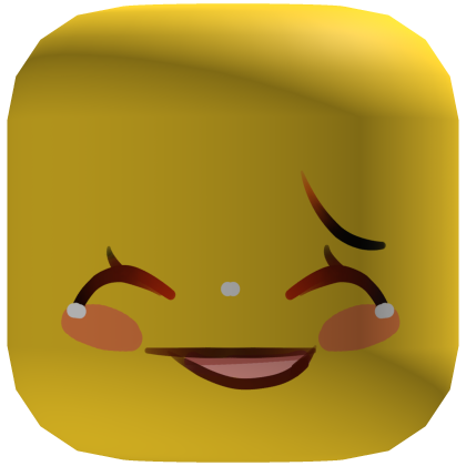 ♡ (Yellow) Cute Pretty Smiling Face Mask Roblox item