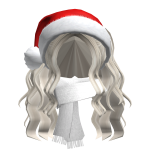 Christmas Pigtails w/ Cozy Santa Hair in