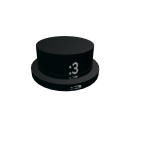 :3 Banded Top Hat