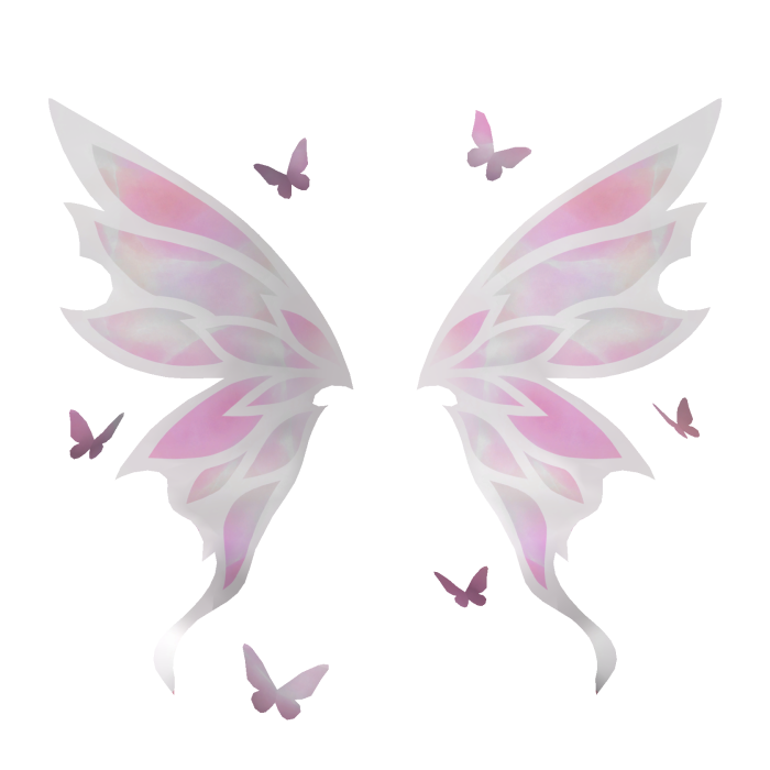 🍀Fairy Wings w Butterfly(Pink)