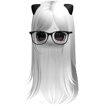 ♡ innocent moe kitty hair white thumbnail