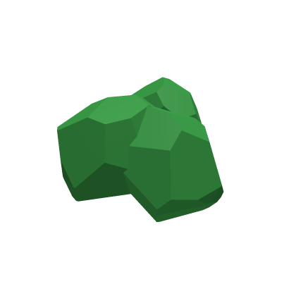 Low poly big bush