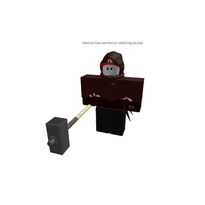 hammer (use new tool as i added rig yes yay)