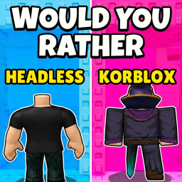 Would You Rather: Korblox & Headless Outfit Tower!