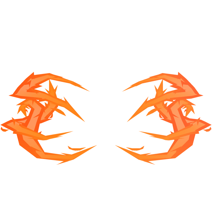 Orange Flames Fire Aura