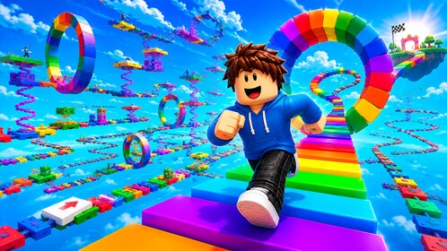 Mega Easy Obby 🌈 250+ Stages