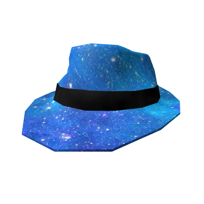 Blue Galaxy Fedora