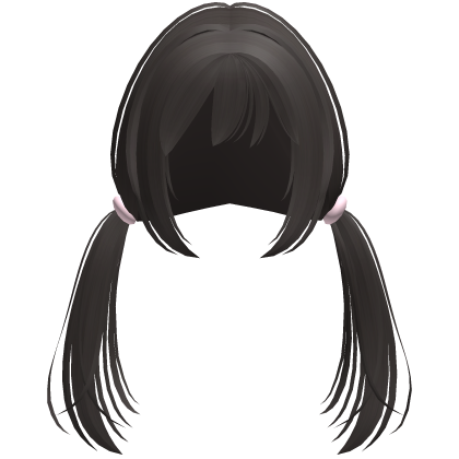 dark ash manga cutie loose low pigtails