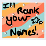 I rank your usernames!