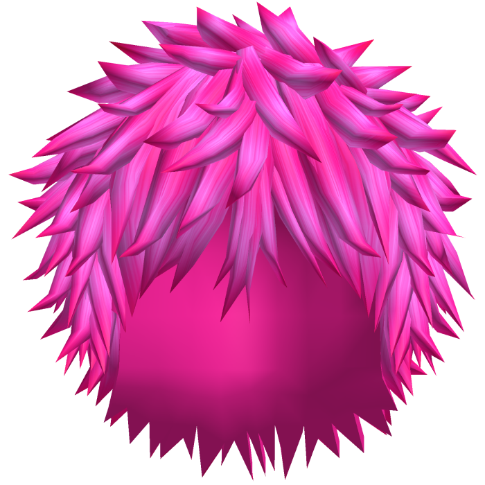 hot pink spiky emo hair