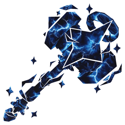 Blue Electric hammer Roblox item