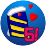 Plasticky Birthday Goodness Roblox badge thumbnail
