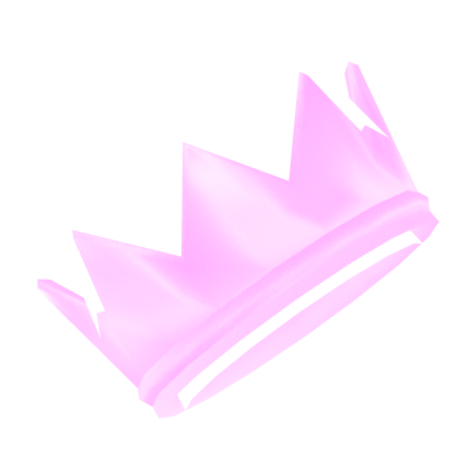 cartoony crown pink