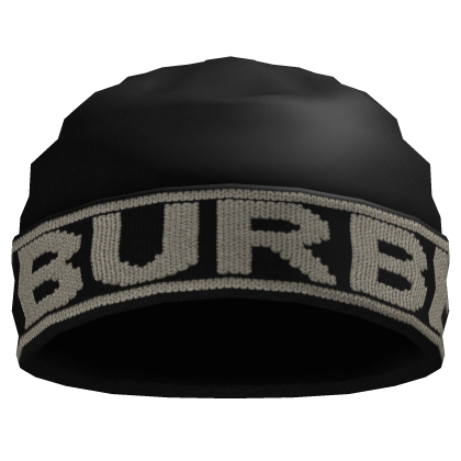Burberry Folded Beanie Black Roblox item