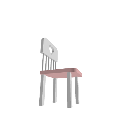 cute heart chair
