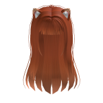 Anime Cat Girl Ginger Hair