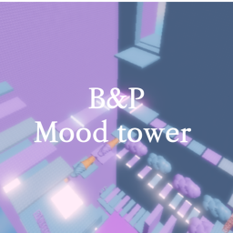 Blue and purple mood tower