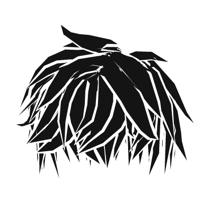 Messy Spiky Anime Boys Emo Hair Cartoony (black)