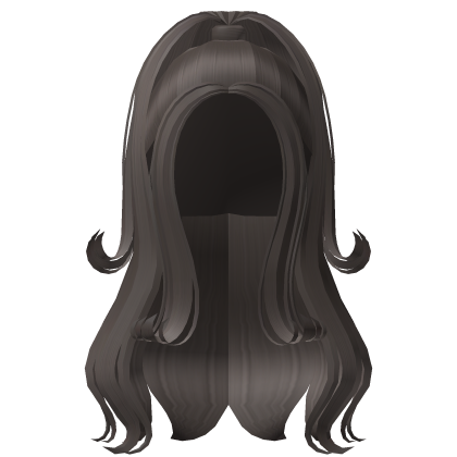 ♡ Brown Grey Sweet Elegant Long Hair & Ponytail Roblox item
