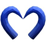 Blue Heart Horns