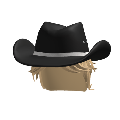 Messy Hair + Cowboy Hat