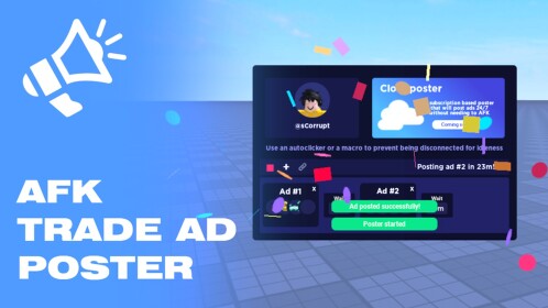 Post Rolimon Trade Ads While AFK