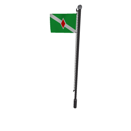 Flags on pole