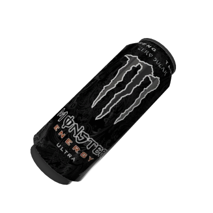 R6 Holdable Black Monster Energy Drink