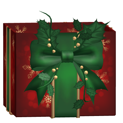 Christmas Present Costume - Red/Green