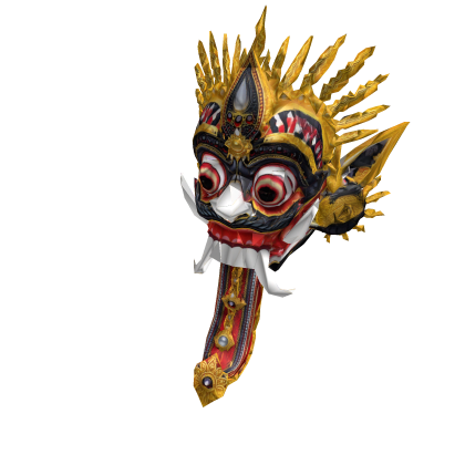 Rangda Mask Black and Gold thumbnail