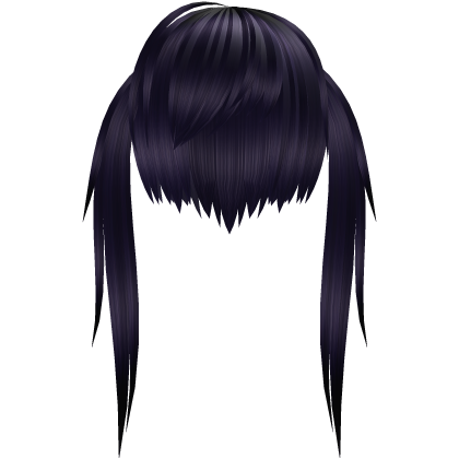 Purple alt vkei anime cute scene cut pigtails Roblox item