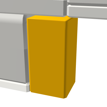 Golden Blocky Guy (BROKEN) - Left Leg