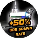 +50% Ore Spawn Rate