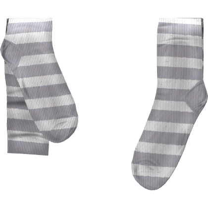 🐺 [blocky] white grey y2k cute kawaii socks