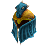 Golden Helmet of the Skyblue Dragon Guardian