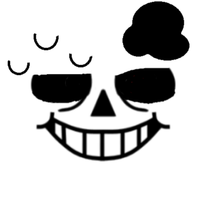 Horror Sans Face - Tired Roblox decal
