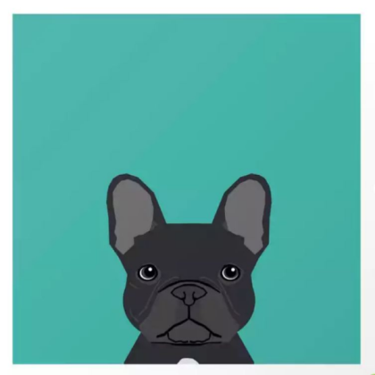 french bulldog art Roblox decal