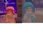 Cozy cookie and cozy queens mittens!