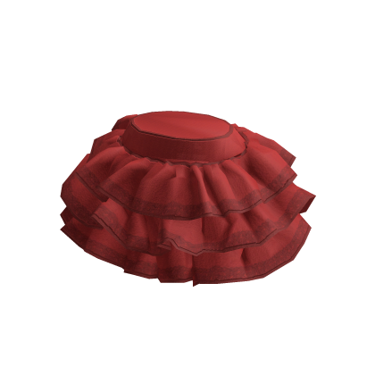 Red Ruffle Skirt thumbnail