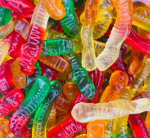 gummy worms are sour