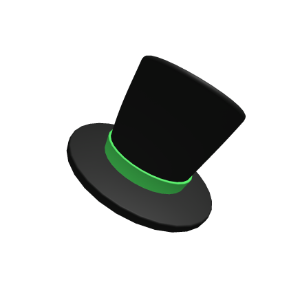 Miniature Floating Top Hat - Green Band Roblox item