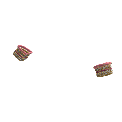 Pink Bangles Set Bothwrist