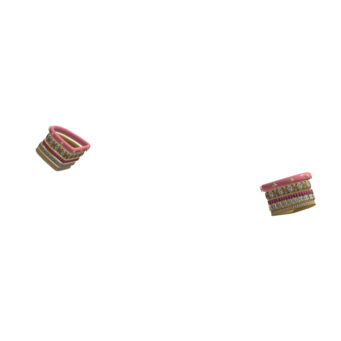 Pink Bangles Set Bothwrist