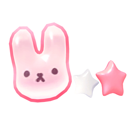 Jelly Pink Bunny Hair Clip