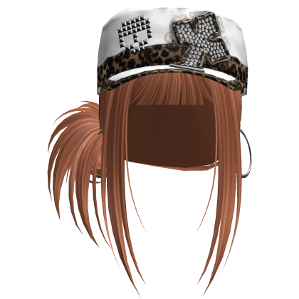 Gyaru Hair w/ Cap & Earrings