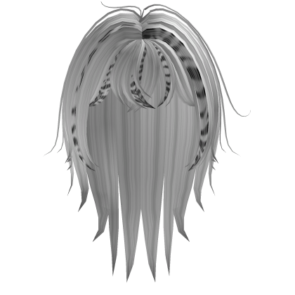 Messy Emo Cut - Stripes Roblox item
