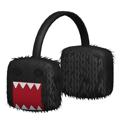 Fuzzy Beast Bear Headphones (Black)