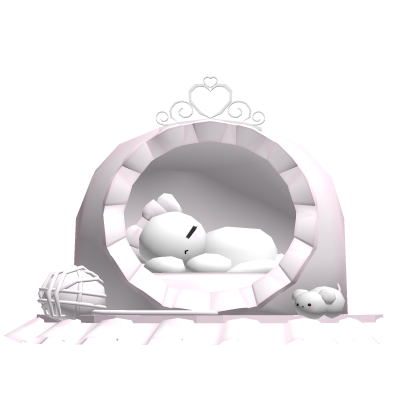 ♡ : baby sleepy cat bed in light pink