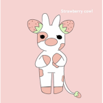 Family for strawberry cows
