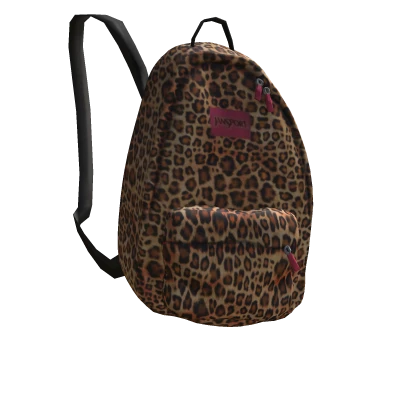 Y2K Off Shoulder Leopard Bookbag 3.0 Roblox Item Rolimon s